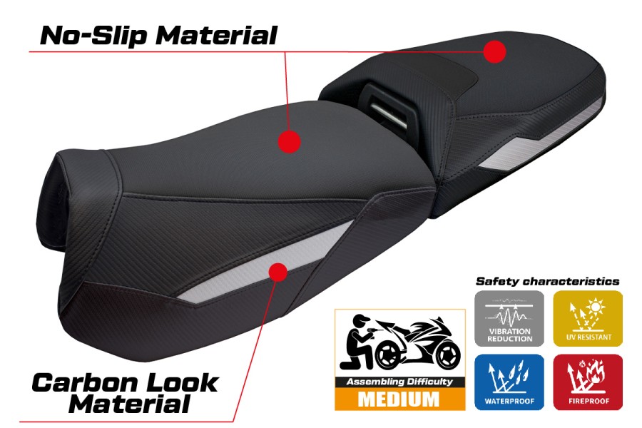 Sitzbezug kompatibel - BMW R 1300 GS Adventure 2024-2026 - mod Haisyn