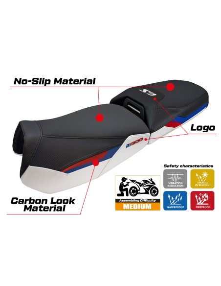 Funda de asiento compatible - BMW R 1300 GS Adventure 2024-2025 - mod Haisyn