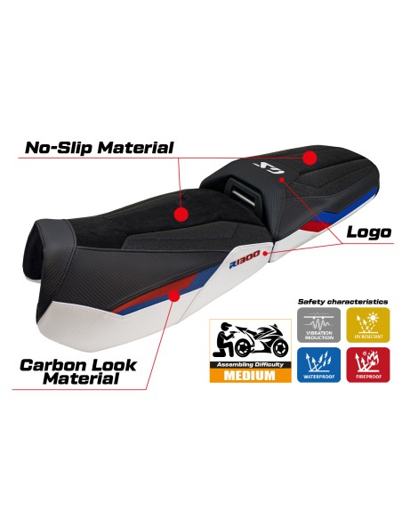 Seat cover compatible - BMW R 1300 GS Adventure 2024-2025 - mod Haisyn Ultragrip