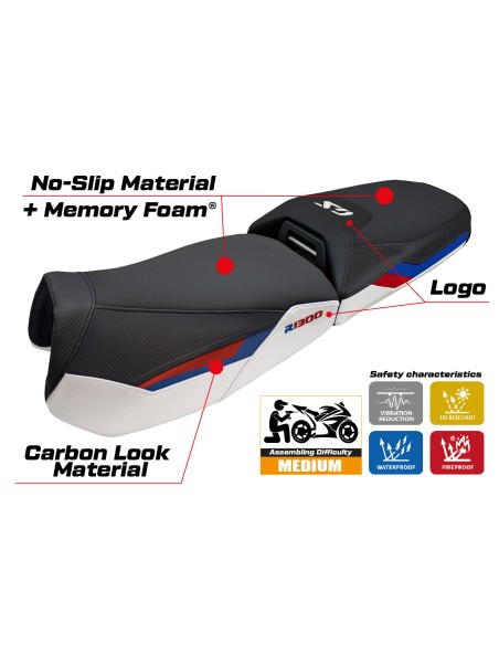 Seat cover compatible - BMW R 1300 GS Adventure 2024-2025 - mod Haisyn Comfort System