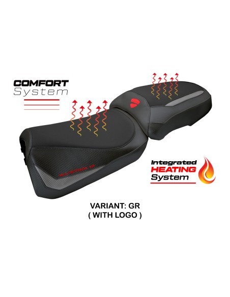 Rivestimento sella compatibile - Ducati Multistrada V2 2025-2026 - mod Aura Heating Comfort System