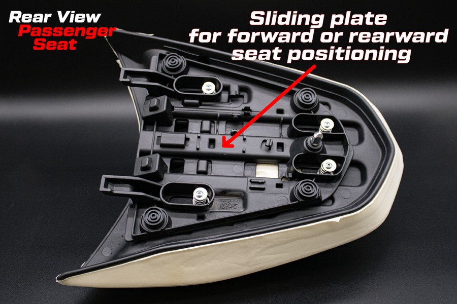 Komplette Sitzbank kompatibel - BMW R 1300 GS 2023-2026 - mod Dorfen Comfort System - Gesenkt