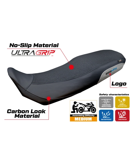 Rivestimento sella compatibile - CF Moto 800 MT-X 2025-2026 - mod Poulx Ultragrip