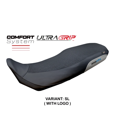 Funda de asiento compatible - CF Moto 800 MT-X 2025-2026 - mod Poulx Ultragrip Comfort System