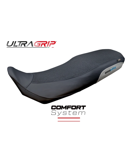 Housse de selle compatible - CF Moto 800 MT-X 2025-2026 - mod Poulx Ultragrip Comfort System