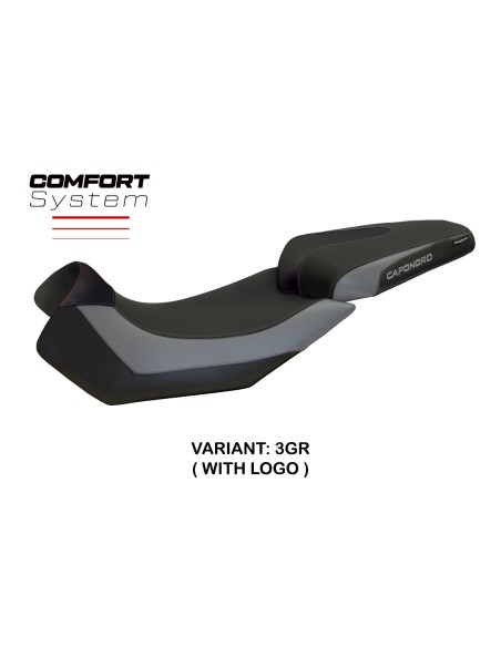 Seat cover compatible - Aprilia Caponord 1200 2013 - 2017 - mod Nuoro 2 Comfort System