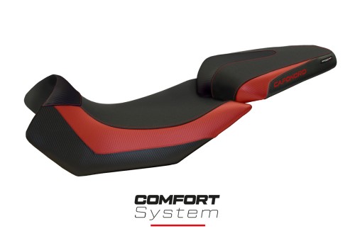 Housse de selle compatible - Aprilia Caponord 1200 2013 - 2017 - mod Nuoro 2 Comfort System