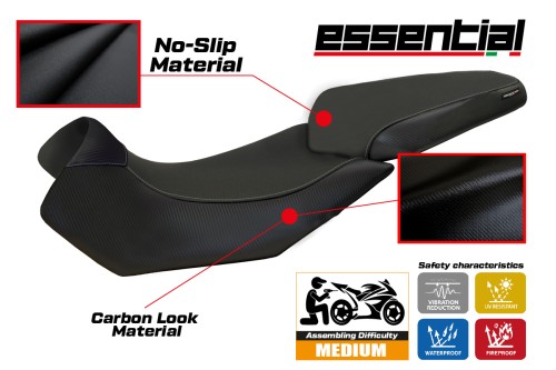 Seat cover compatible Aprilia Caponord 1200 (13-17) Essential model 2