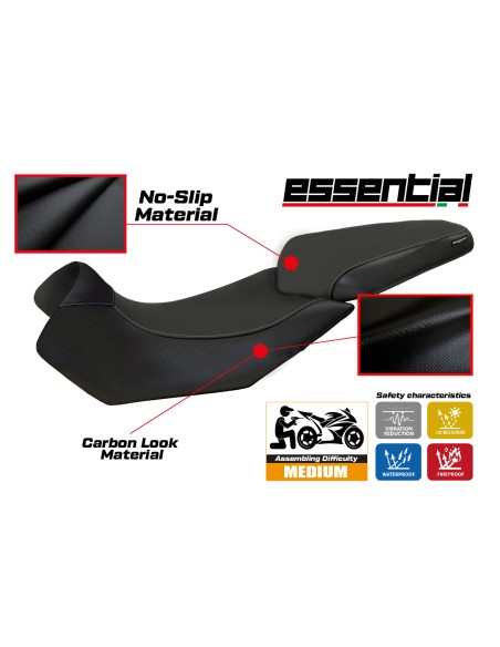 Rivestimento sella compatibile Aprilia Caponord 1200 (13-17) modello Essential
