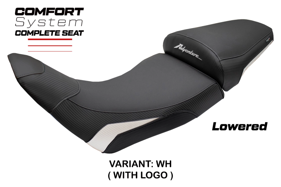 Komplette Sitzbank kompatibel - Honda Africa Twin 1100 2020-2026 - mod Asmara Comfort System - Gesenkt