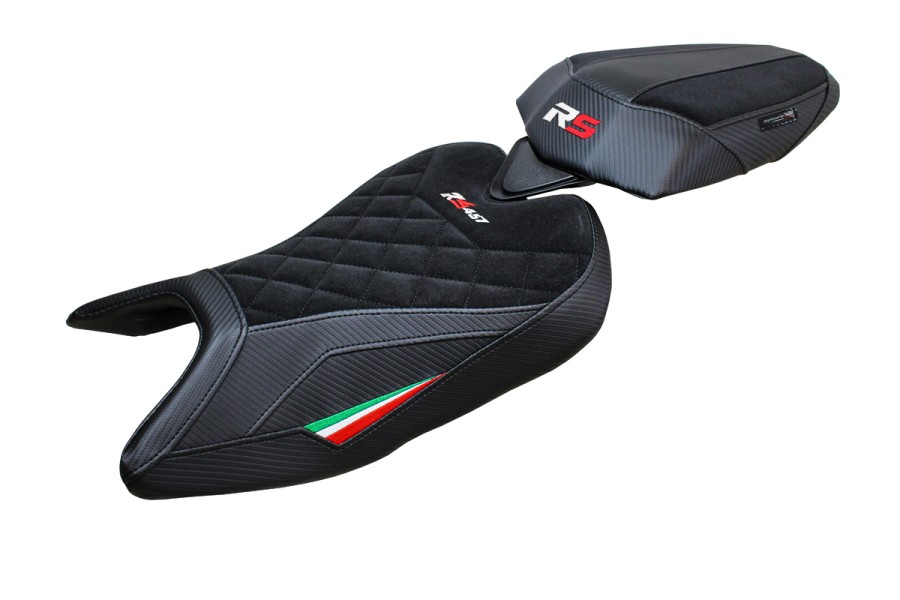 Housse de selle compatible - Aprilia RS 457 2023-2026 - mod Bezz Velvet Special Edition