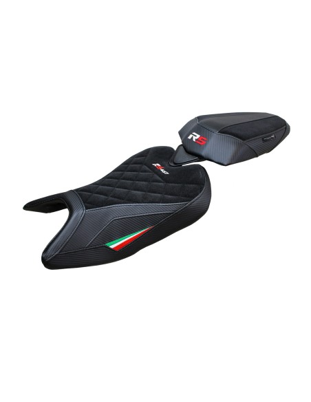 Housse de selle compatible - Aprilia RS 457 2023-2025 - mod Bezz Velvet Special Edition