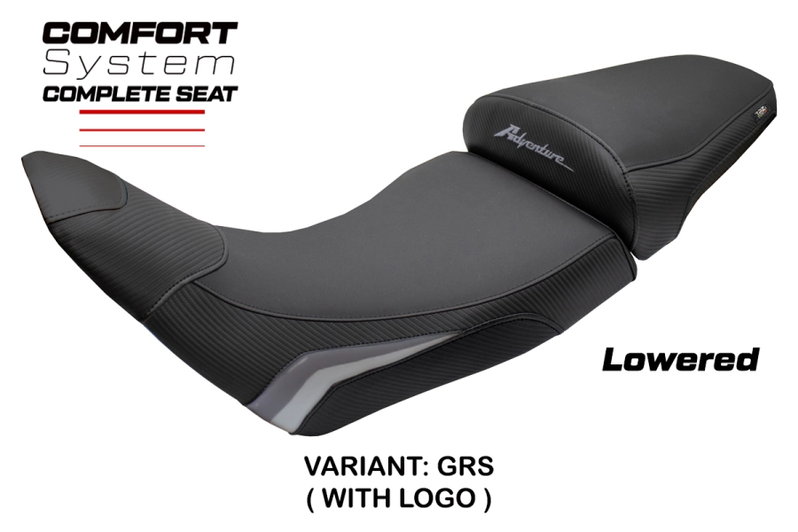 Selle complète compatible - Honda Africa Twin 1100 2020-2026 - mod Asmara Comfort System - Abaissée