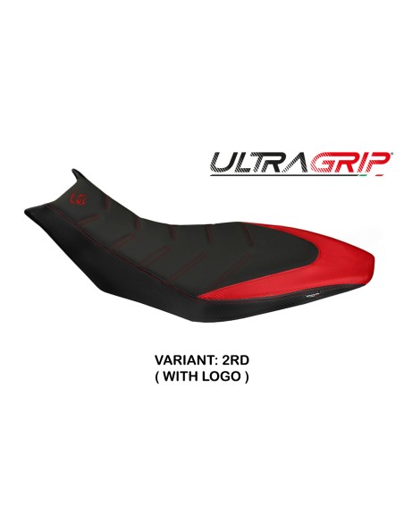 Funda de asiento compatible - Aprilia Dorsoduro 750 - 900 - 1200 2010-2020 - mod Trieste Ultragrip