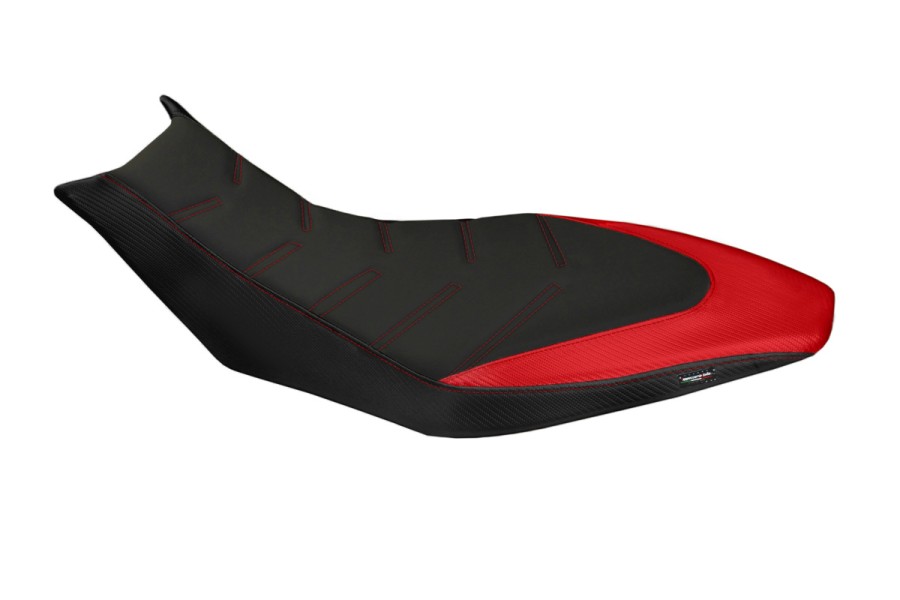 Funda de asiento compatible - Aprilia Dorsoduro 750 - 900 - 1200 2010-2020 - mod Trieste Ultragrip