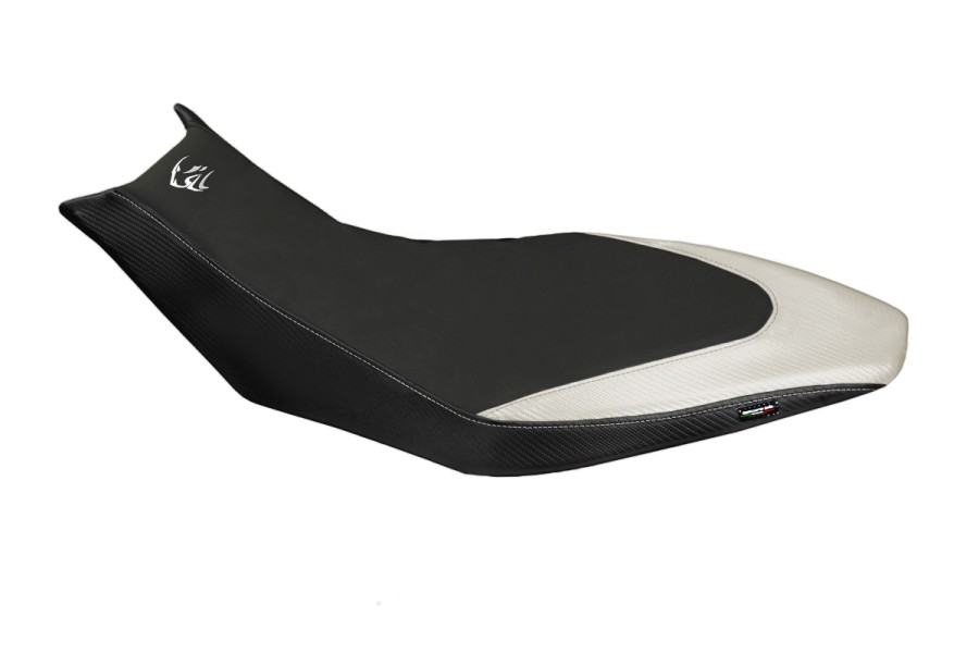 Housse de selle compatible - Aprilia Dorsoduro 750 - 900 - 1200 2010-2020 - mod Trieste Comfort System