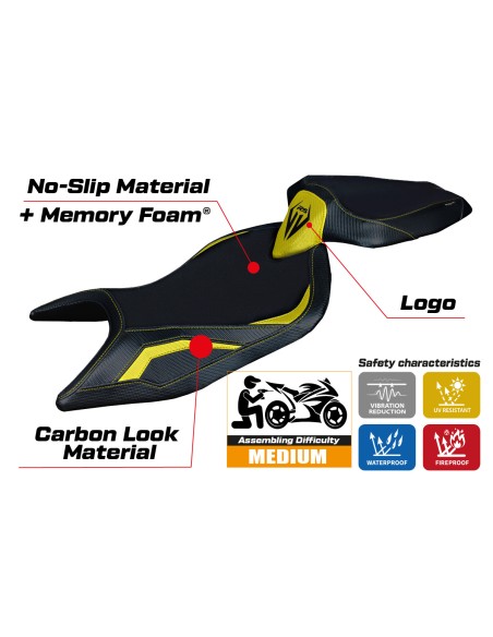 Sitzbezug kompatibel - Aprilia RS 660 2021-2025 - mod Naxos Comfort System