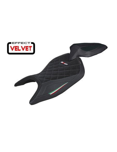 Funda de asiento compatible - Aprilia RS 660 2021-2025 - mod Mamba Velvet