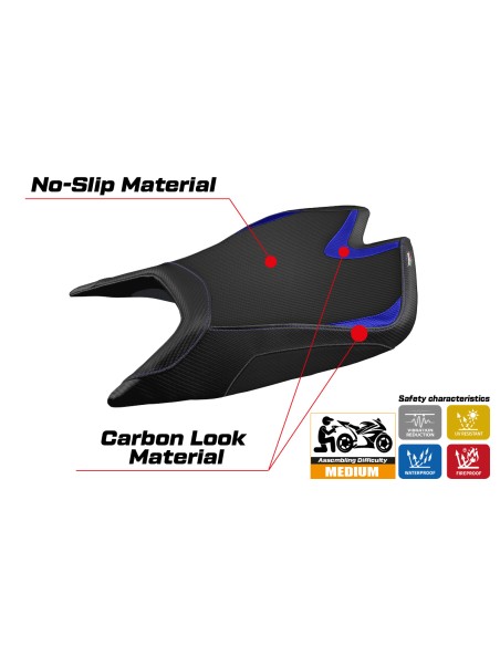 Sitzbezug kompatibel - Aprilia RSV4 2021-2025 - mod Leon Comfort System