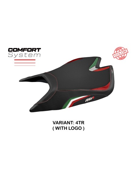 Funda de asiento compatible - Aprilia RSV4 2021-2025 - mod Leon Special Color Comfort System