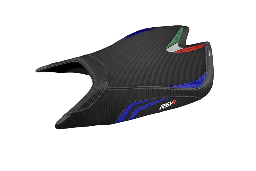Funda de asiento compatible - Aprilia RSV4 2021-2026 - mod Leon Special Color Comfort System