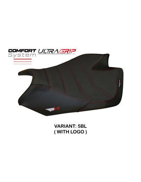 Funda de asiento compatible - Aprilia RSV4 2009-2020 - mod Barrie Ultragrip Comfort System
