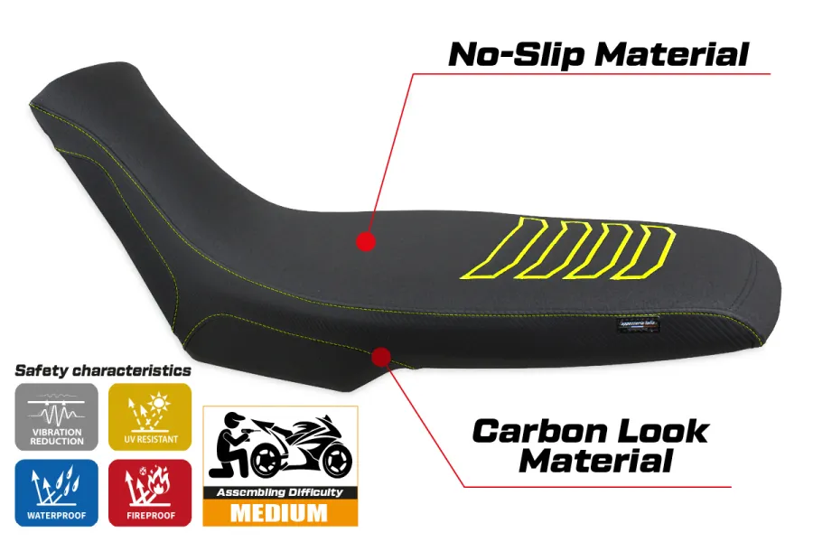 Seat cover compatible - Aprilia Tuareg 660 2021-2026 - mod Boras Ultragrip