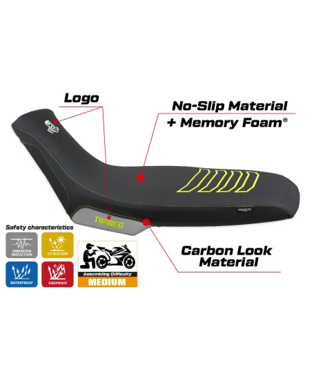 Sitzbezug kompatibel - Aprilia Tuareg 660 2021-2025 - mod Boras Special Color Comfort System