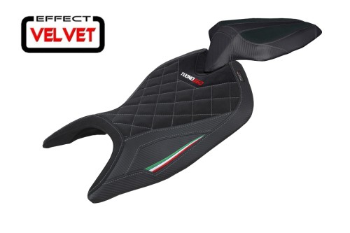 Seat cover compatible - Aprilia Tuono 660 2021-2024 - mod Kenya Velvet