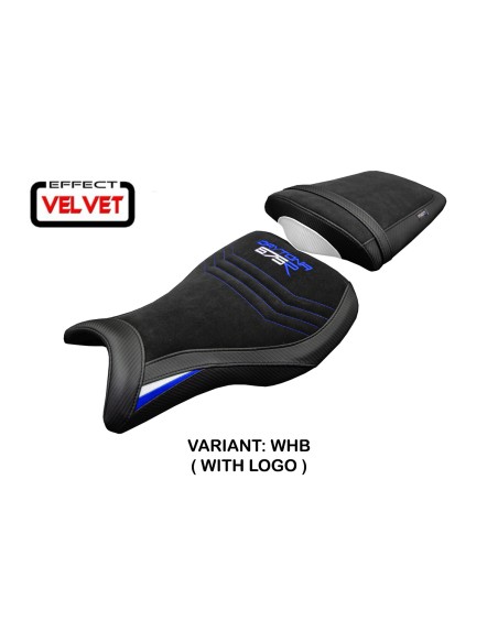 Housse de selle compatible - Triumph Daytona 675R 2006-2012 - mod Ripley Velvet