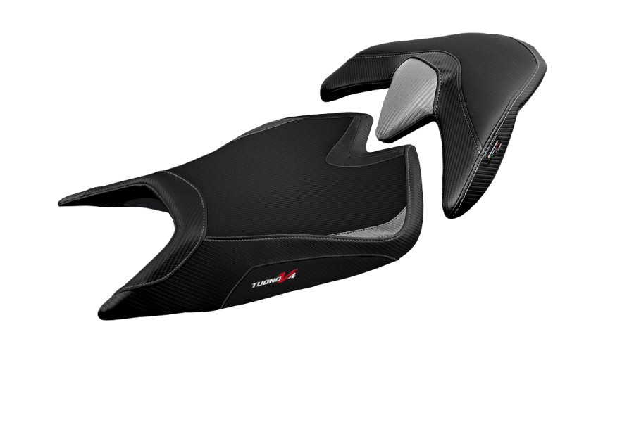 Housse de selle compatible - Aprilia Tuono V4 2021-2026 - mod Zuera Comfort System