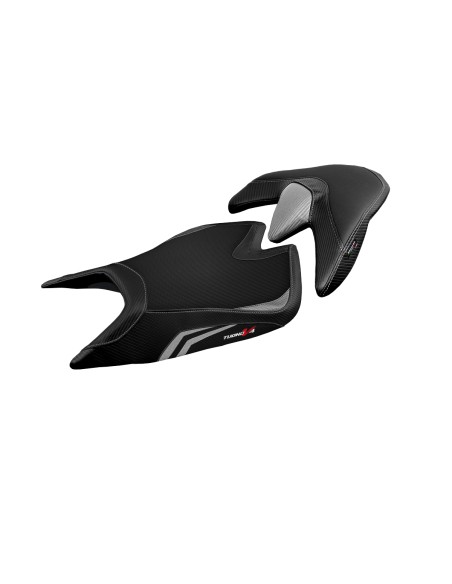 Housse de selle compatible - Aprilia Tuono V4 2021-2025 - mod Zuera Special Color Comfort System
