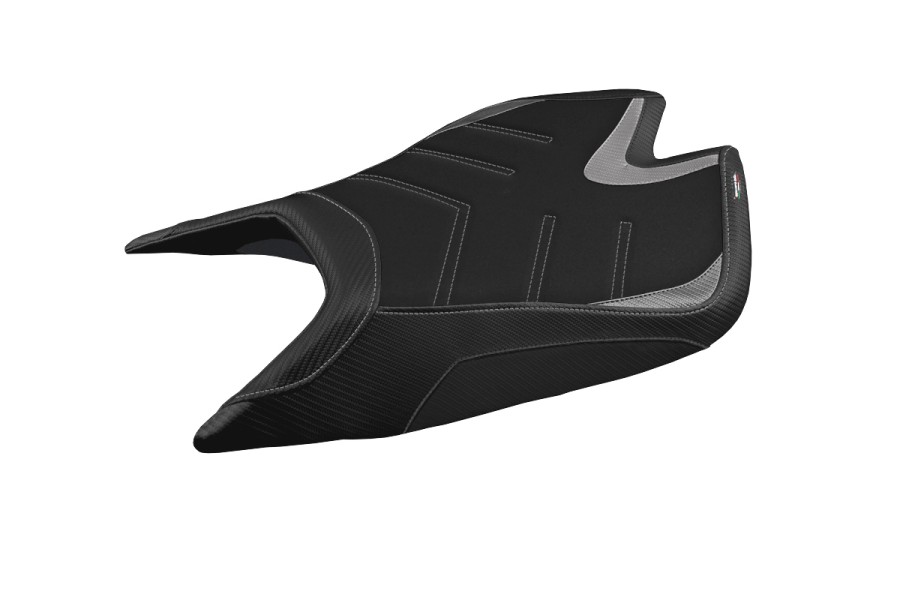 Funda de asiento compatible - Aprilia Tuono V4 Factory 2021-2026 - mod nashua Ultragrip