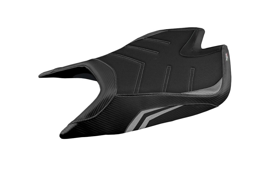 Housse de selle compatible - Aprilia Tuono V4 Factory 2021-2026 - mod Nashua Special Color Ultragrip