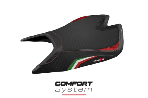 Housse de selle compatible - Aprilia Tuono V4 Factory 2021-2025 - mod Nashua Special Color Comfort System