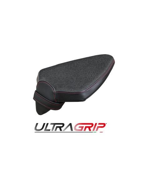 Funda de asiento compatible - Aprilia Tuono V4 Factory 2021-2025 - mod Hollis Ultragrip