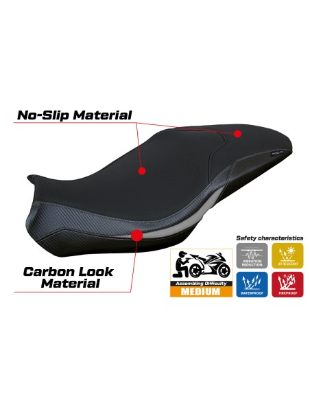 Rivestimento sella compatibile - Benelli 752 S 2019-2025 - mod Lima