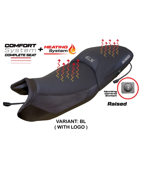 Complete Seat compatible - BMW R 1300 GS 2023-2026 - mod Dorfen Heating Comfort System - Raised