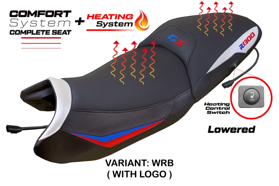 Asiento Completo compatible - BMW R 1300 GS 2023-2026 - mod Dorfen Heating Comfort System - Rebajado
