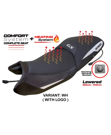 Complete Seat compatible - BMW R 1300 GS 2023-2026 - mod Dorfen Heating Comfort System - Lowered