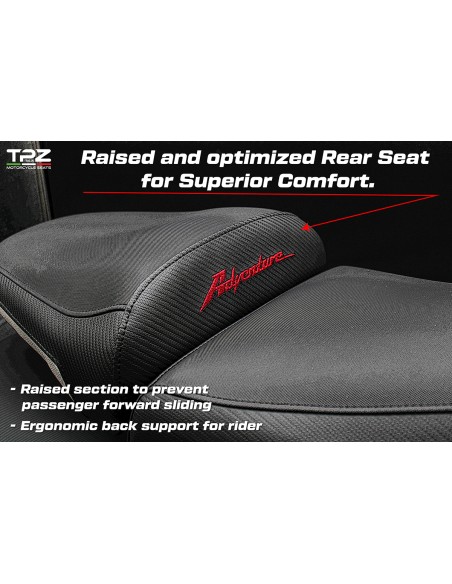 Asiento completo compatible - Honda Africa Twin 1100 2020-2026 - mod Asmara Heating Comfort System - Standard