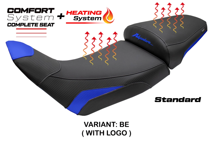 Asiento completo compatible - Honda Africa Twin 1100 2020-2026 - mod Asmara Heating Comfort System - Standard