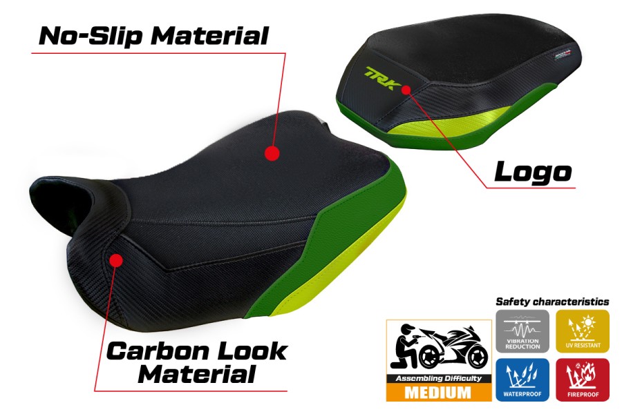 Seat cover compatible - Benelli TRK 702 2023-2026 - mod Taisha