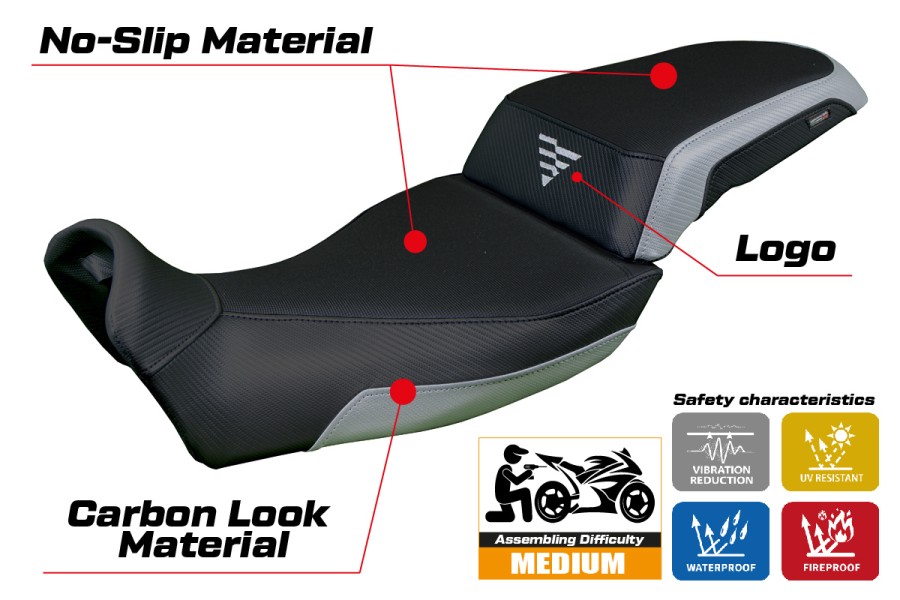 Sitzbezug kompatibel - Voge Valico 625 DSX 2025-2026 - mod Xian Comfort System