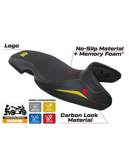 Sitzbezug kompatibel - BMW F 650 GS 2000 - 2007 - mod Mogan