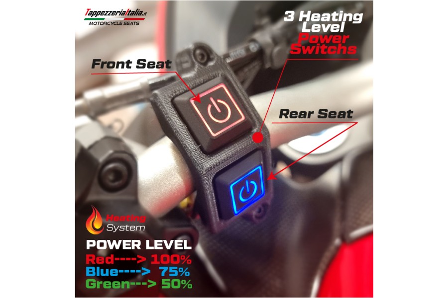 Asiento completo compatible - Honda Africa Twin 1100 2020-2026 - mod Asmara Heating Comfort System - Rebajado