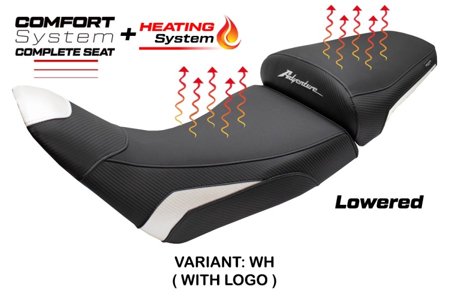 Sella completa compatibile - Honda Africa Twin 1100 2020-2026 - mod Asmara Heating Comfort System - Ribassata