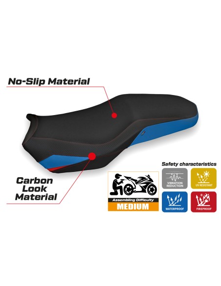 Funda de asiento compatible - BMW F 750-800-850 GS 2018-2025 - mod Marsh 2