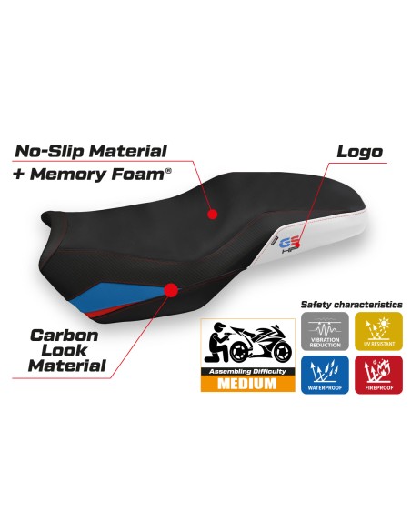 Sitzbezug kompatibel - BMW F 750-800-850 GS 2018-2025 - mod Panama 2 Comfort System