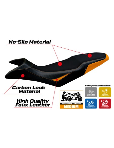 Housse de selle compatible - KTM 890 SMT 2023-2026 - mod Karma